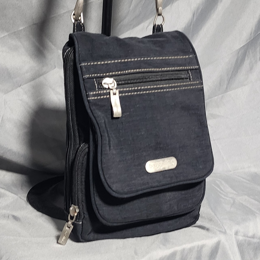 Baggallini RFID Journ Nylon Water Redistant Crossbody Bag Purse